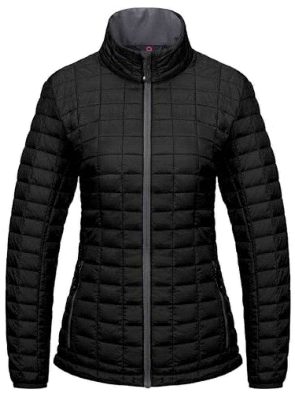 Lightweight Puffer Jacket Fleece Lined Recycled Insulation Hiking Outdoor